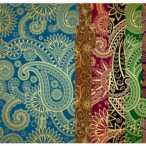 Elegante Paisley 2 komplette Planer Kit