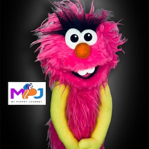 Professional Muppet Style Adorable Pink Monster Puppet - by Anita Puppet