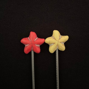 2 piece set ceramic star multipurpose tools/ pipe pokers/hairpicks/bookmarks.
