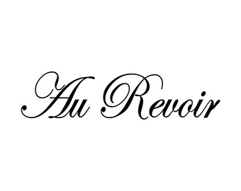 au revoir etsy