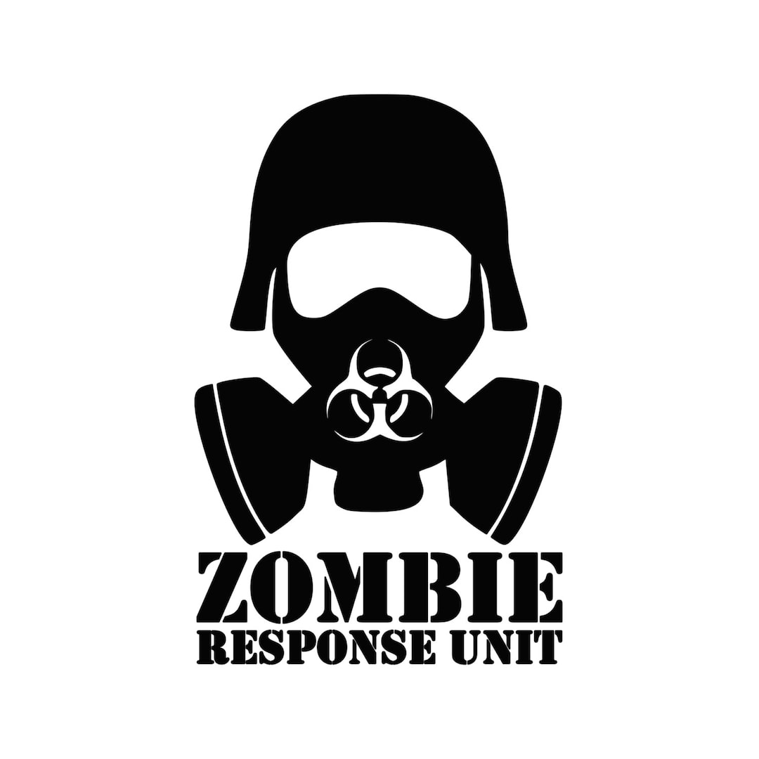 Level 33 Zombie Outbreak Response Team Vinyl Decal - 150mm X 150mm, White, For Car, Laptop, Window
