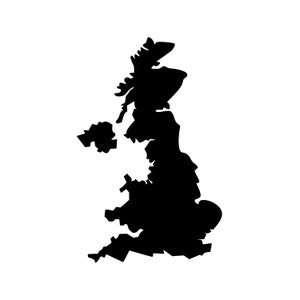 Vereinigtes Königreich England UK-Vinyl-Aufkleber-Wand-Kunst Geographie Aufkleber 130