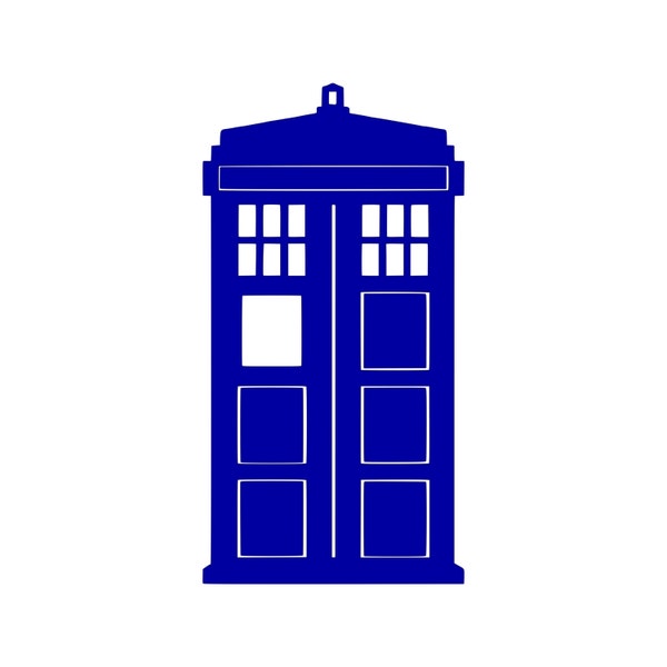 Doctor Who Tardis Inspired Vinyl Decal for Macbook Laptop Whovian Sticker 0076