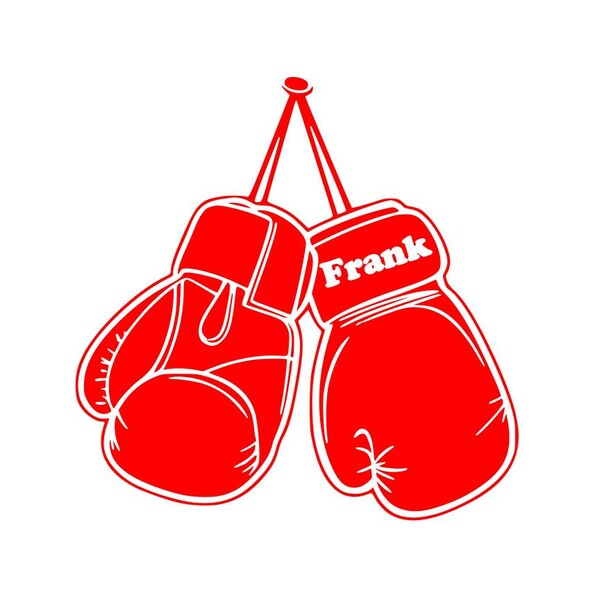 Boxing Gloves Decal Etsy