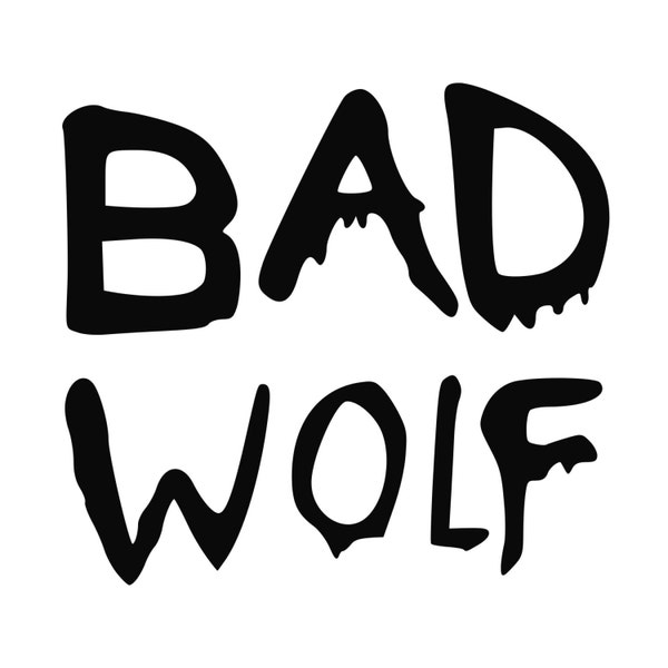 Doctor Who Inspired Bad Wolf Vinyl Decal Whovian Macbook LaptopSticker 0120