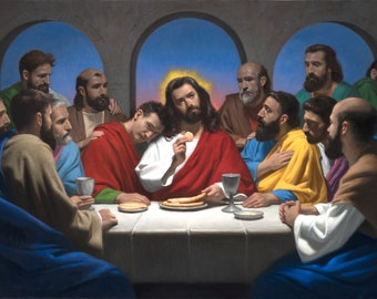 The Last Supper (Giclee Print) - 11x14"