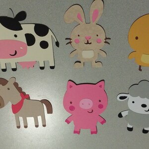 Farm Animal Die Cuts