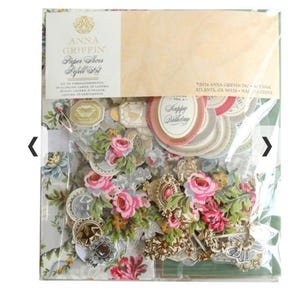 Anna Griffin Paper Shoes Finishing School Craft Box Refil kit