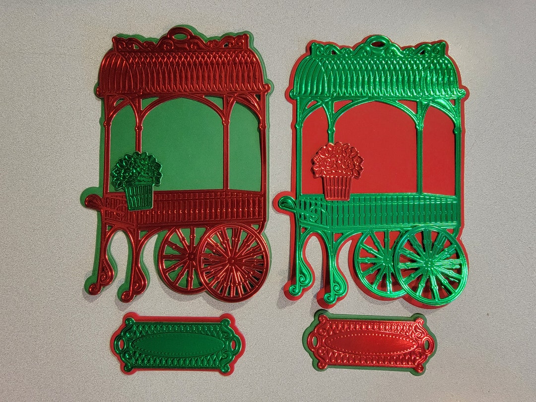 Flower Cart Card Making Set Etsy