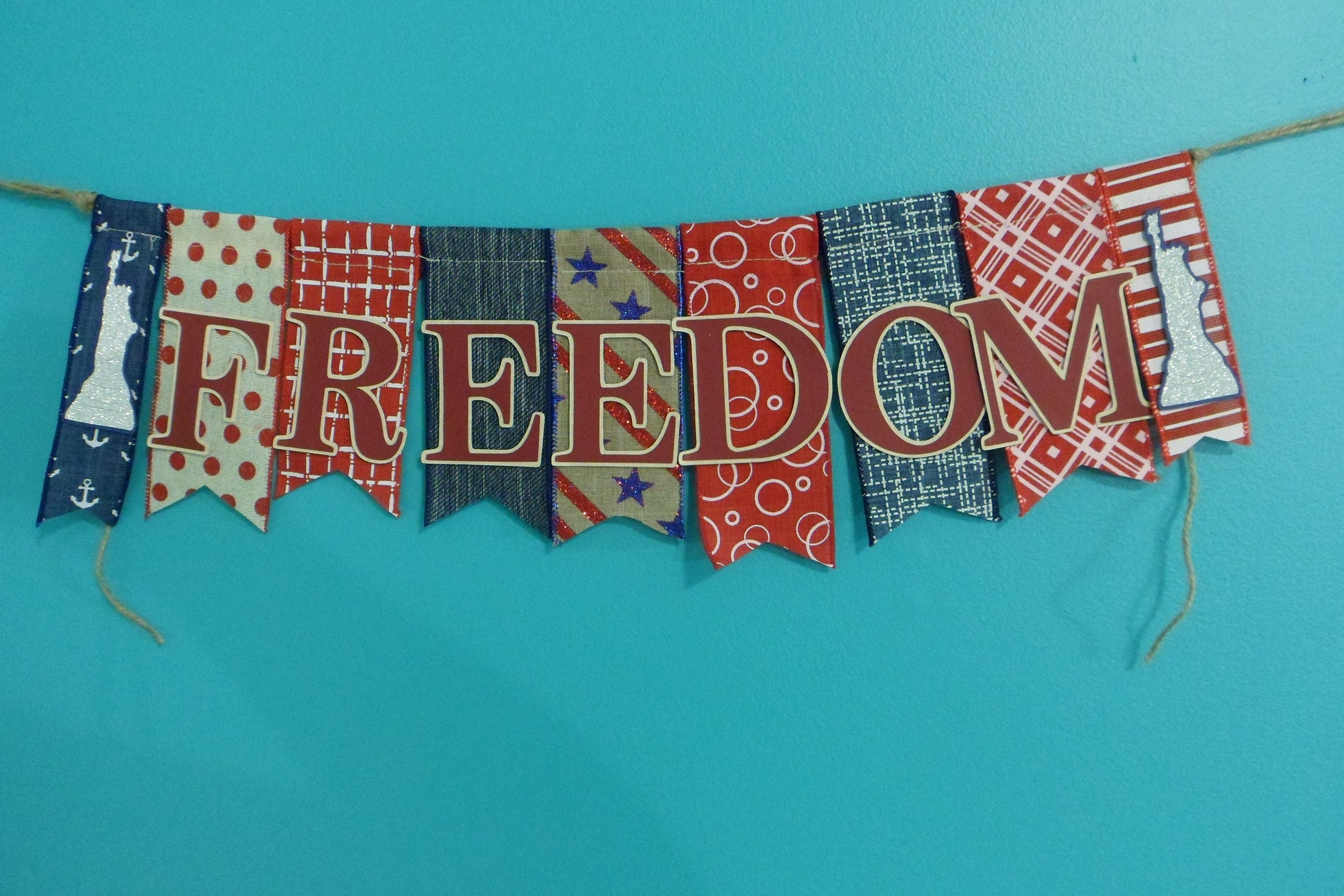 Freedom Banner - Etsy