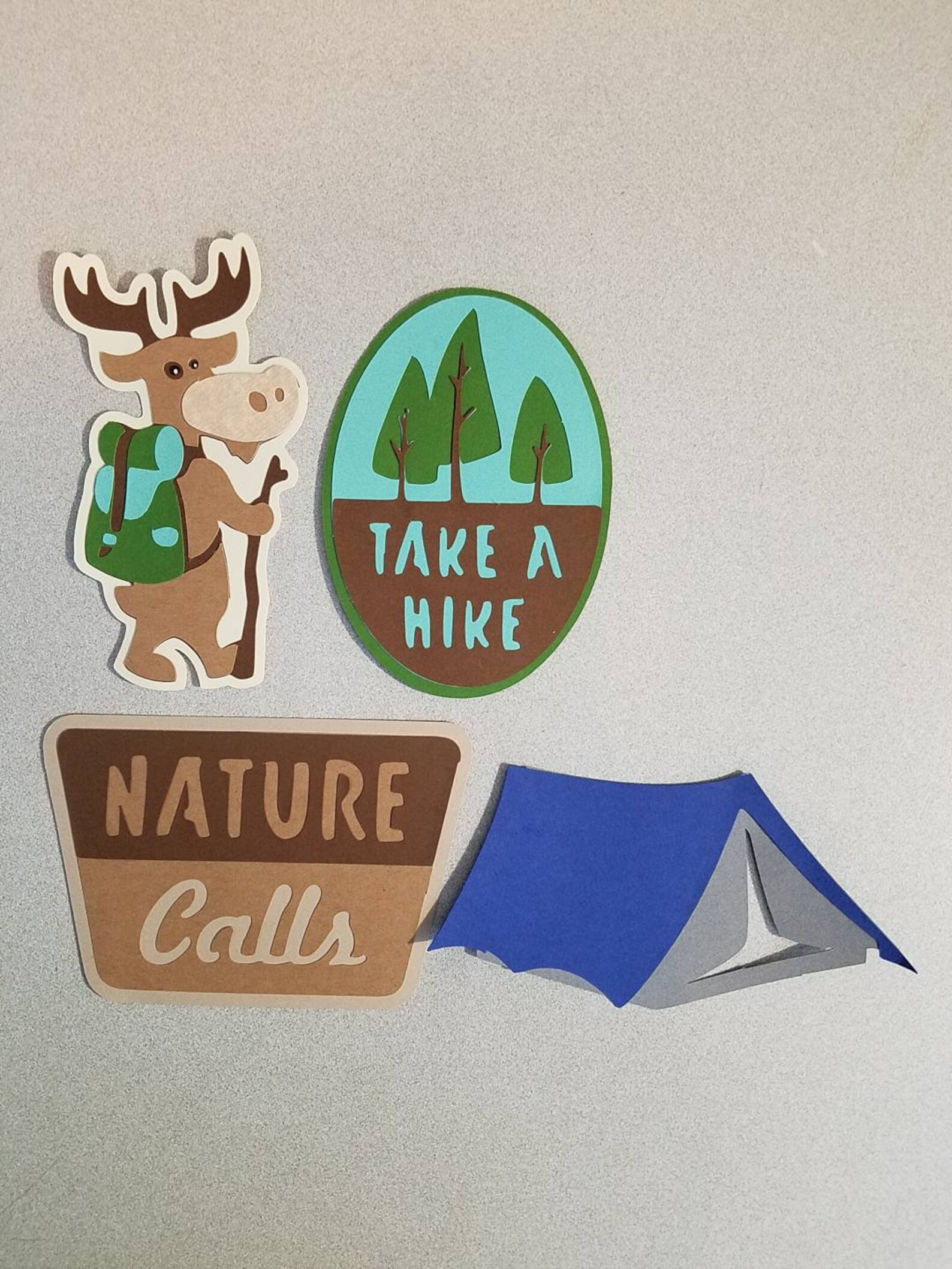 Ultimate Camping Cricut Die Cuts Set Etsy