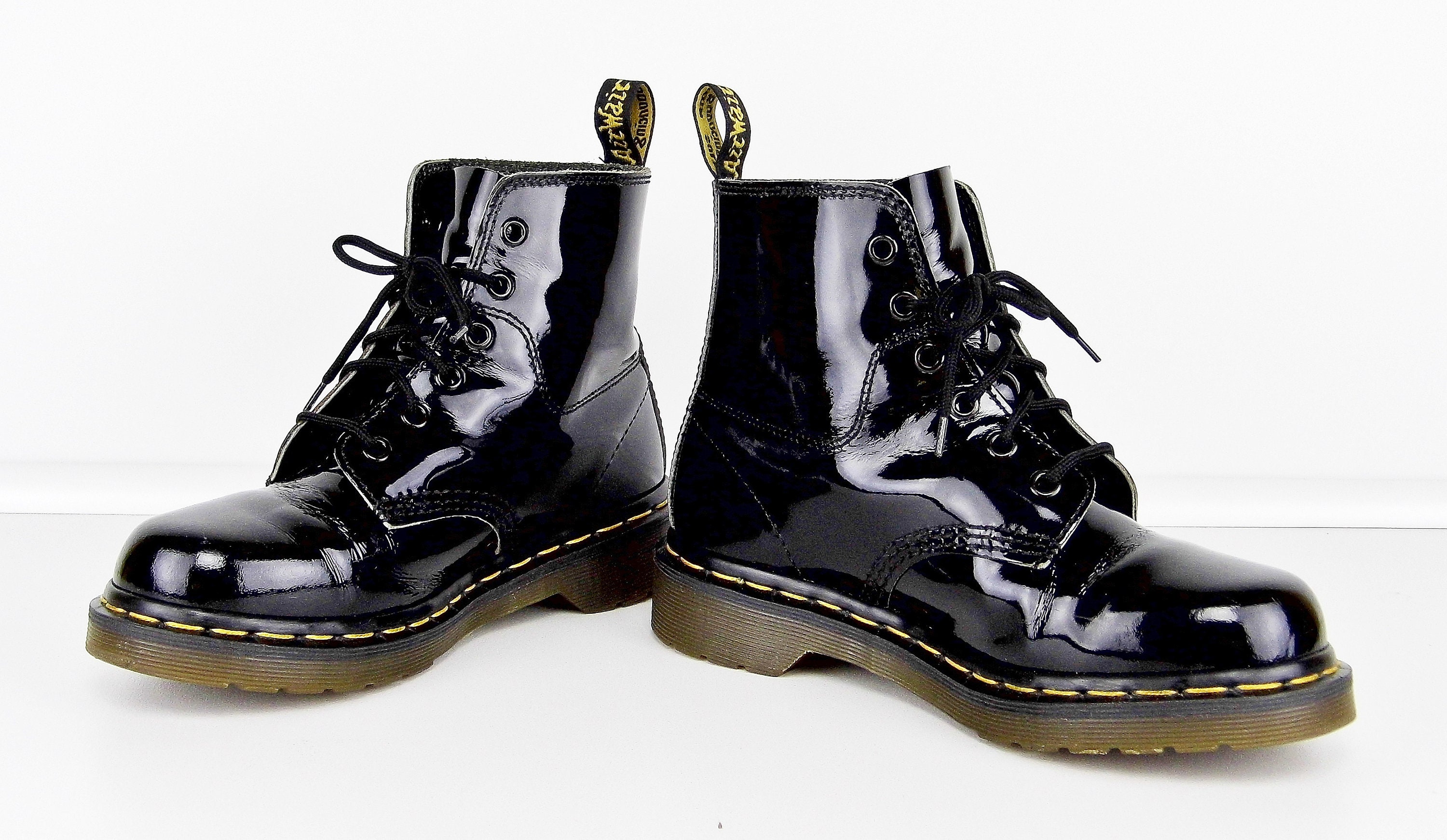 Glossy Dr Martens - Etsy