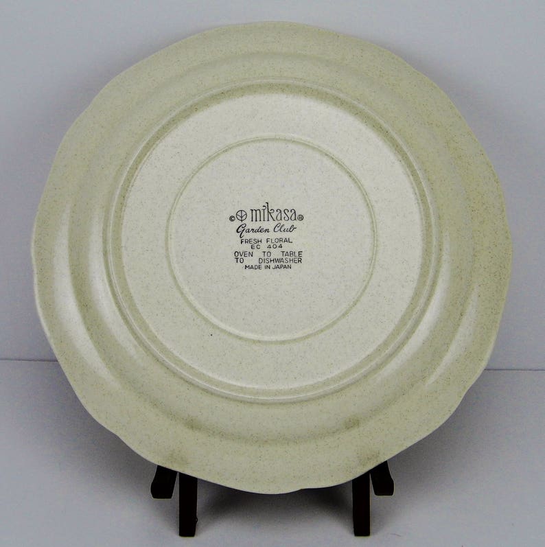 5piece Mikasa Garden Club FRESH FLORAL Pattern Vintage 1970's