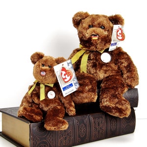 Ty Champion Soccer World Cup Plush Set: Germany & USA Bears (2002)