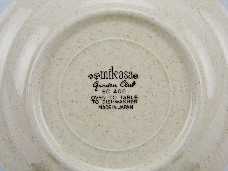 5piece Mikasa Garden Club FRESH FLORAL Pattern Vintage 1970's