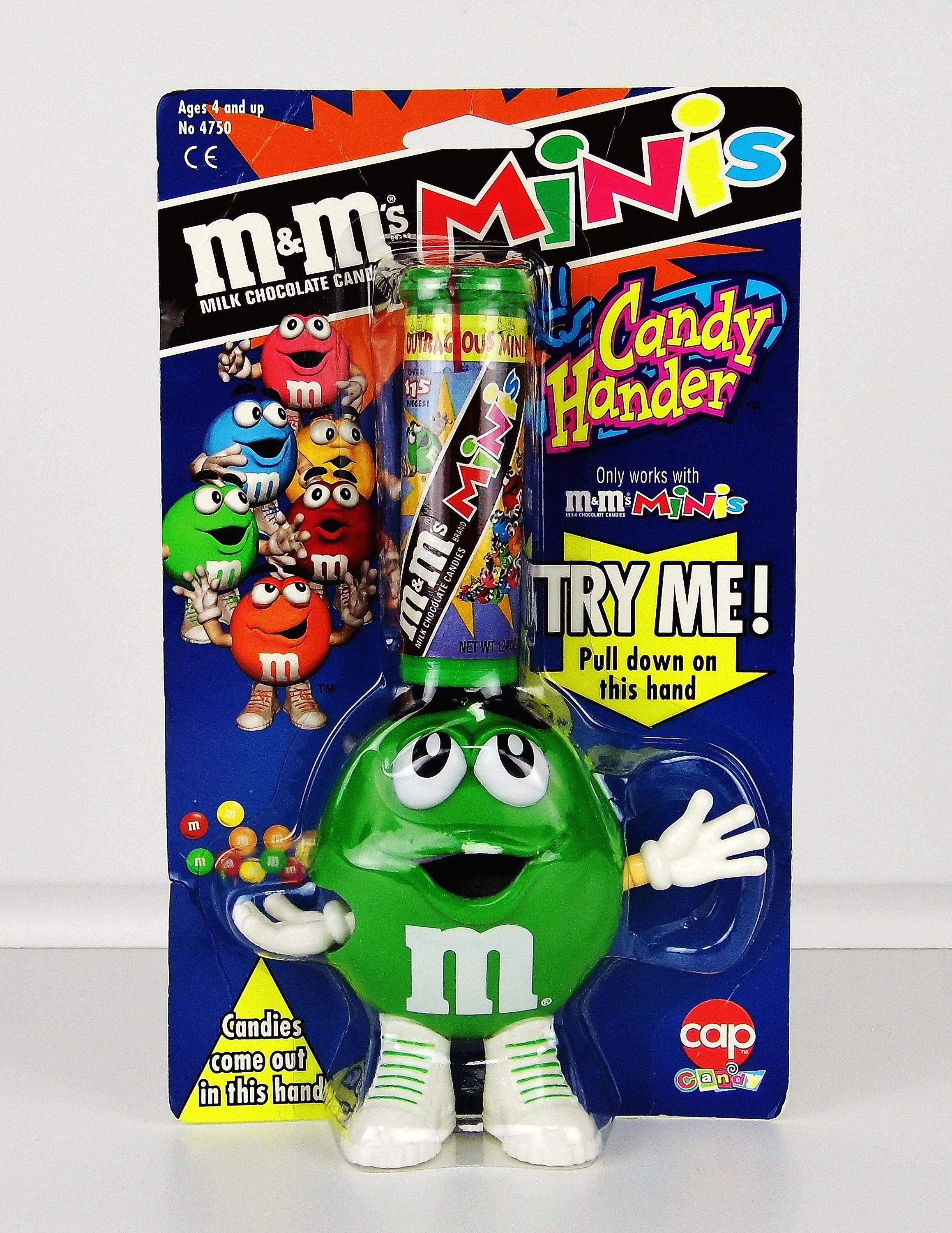 Vintage M&m's Minis Green Candy Hander Dispenser by Cap Toys - Etsy