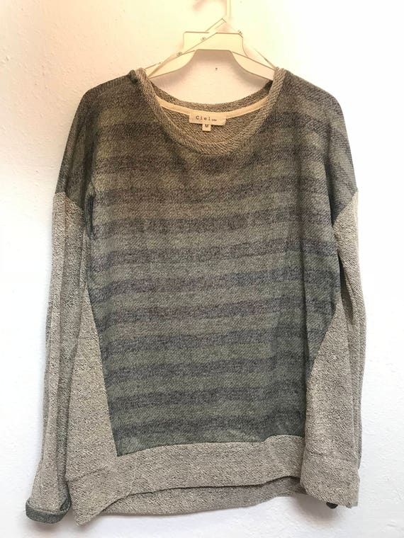 Pullover Striped Cardigan