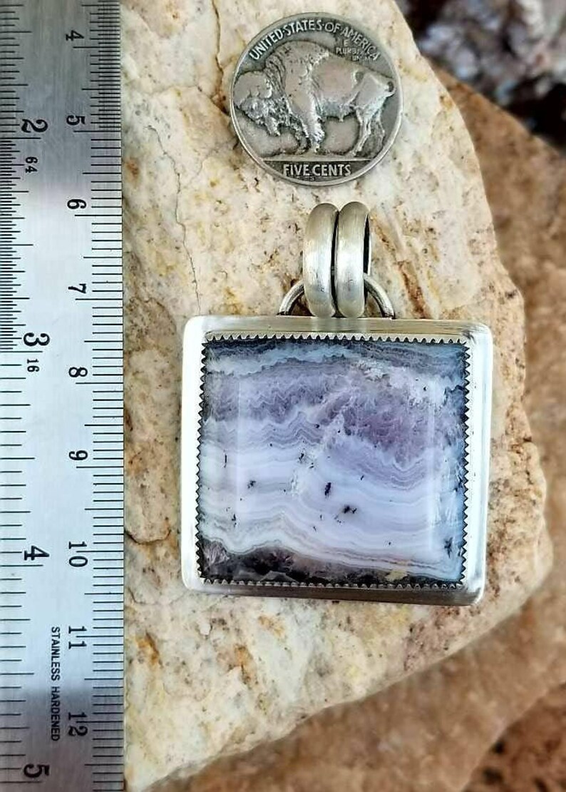 Colorado Sowbelly Purple Amethyst Lace Agate Natural Stone Etsy