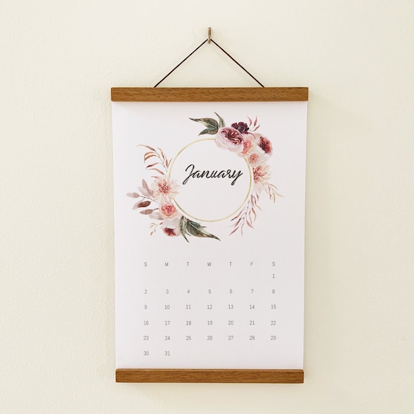 Wall Calendar 2025 Aesthetic - Etsy