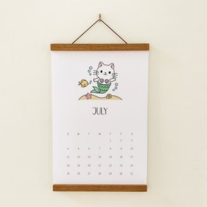 Cat Calendar 2025 - 2026 | Kids Wall Calendar 2025 - 2026 | Cat wall calendar 2025 - 2026