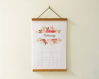 2024 Wall Calendar | Watercolor Hanging Calendar