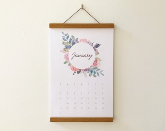 2024 Hanging Calendar | 2024 wall calendar frame | 2024 Calendar Gift