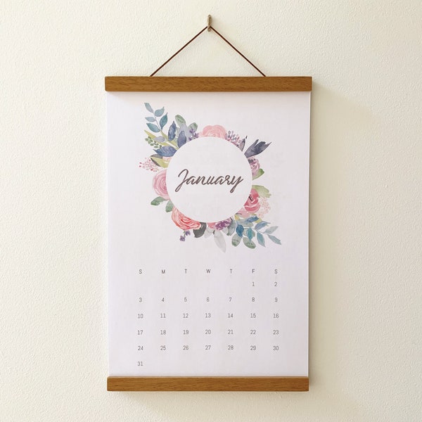 2024 Hanging Calendar | 2024 wall calendar frame | 2024 Calendar Gift