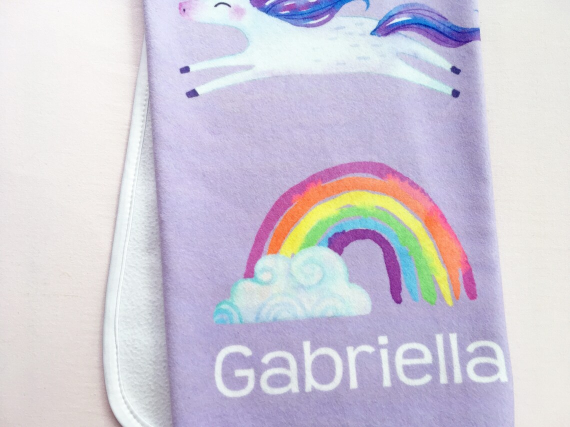 Custom baby unicorn blanket blanket baby unicorn unicorn Etsy
