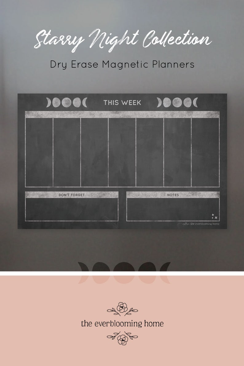 Chalkboard Menu for Your Kitchen Chalkboard Weekly Calendar - Etsy