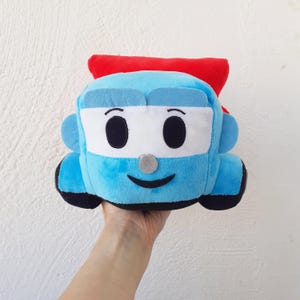 トラクターのぬいぐるみ、青いトラクター、赤いトラクター、トラクターのぬいぐるみ、トラックのぬいぐるみ、子供のおもちゃのお土産、幼児の男の子への柔らかいおもちゃのギフト 画像 10