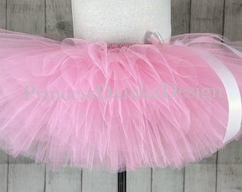 Pink Tulle Tutu: Party, Dance, Dress-Up Skirt