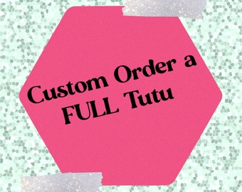 Custom Tulle Tutu: Pick Your Colors, Dance Costume, Activewear