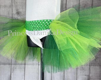 St. Patrick's Day Green Tulle Half Tutu: Shamrock Run Costume