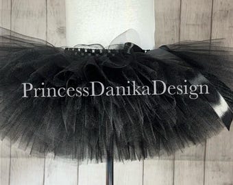 Black Tulle Tutu: Halloween Costume, Raves, Festivals