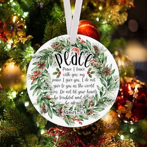 Peace I Leave with You {Christmas Tree Baubles} Peace I Leave with You {Christmas Tree Baubles}