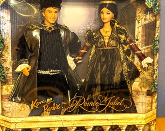 Barbie and Ken as Romeo and Juliet Set, NRFB Romeo and Juliet