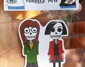 Daria and Jane Vinyl Sticker