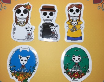 For the love of Pets Calaverita Vinyl Sticker