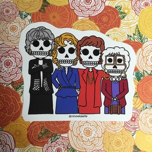 Sticker vinyle Friends Forever Calaveritas