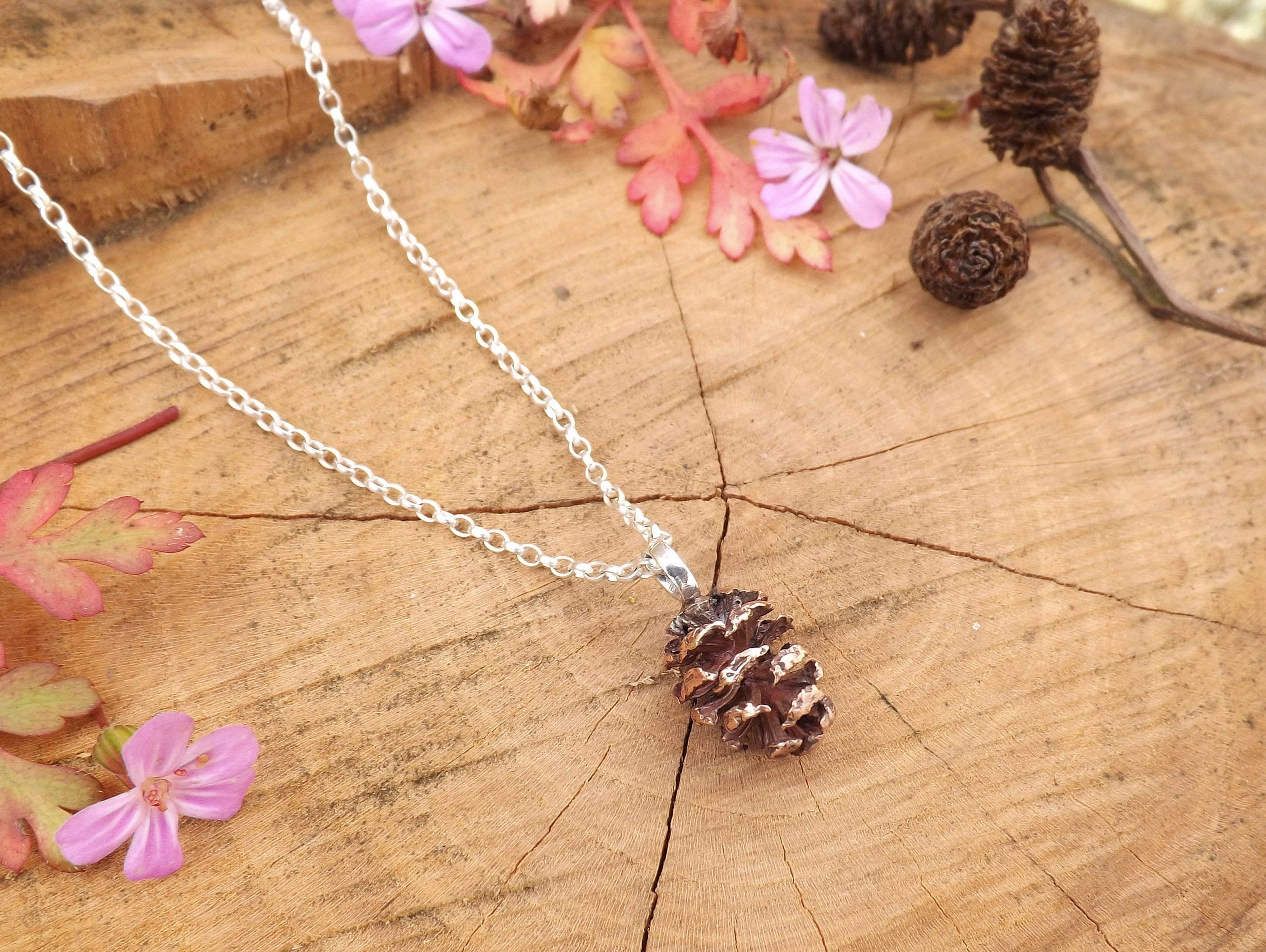 Pinecone necklace diy sale