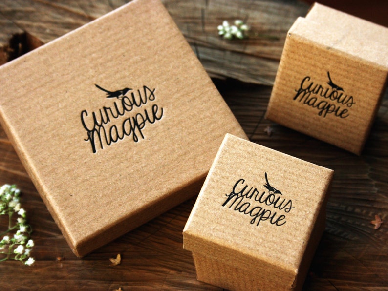 Curious Magpie Jewellery eco packaging.