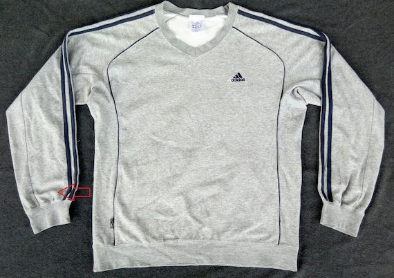 adidas v neck sweater