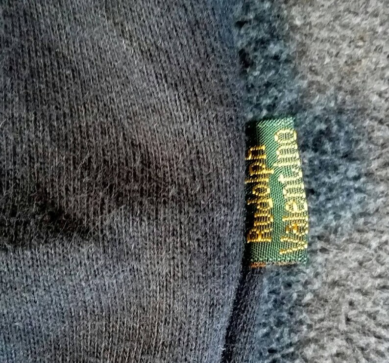 Vtg RUDOLPH VALENTINO Sports Club Crewneck Sweater