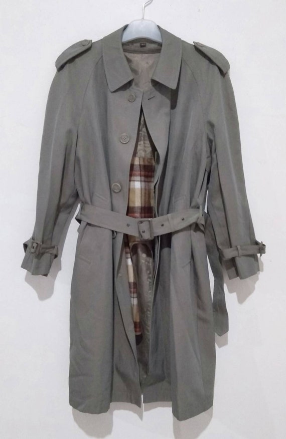 burberry trench zip out lining