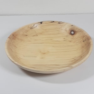 Handmade Spalted Maple Fruit Bowl or Catchall Bowl – Rustic Wood Decor, Natural Centerpiece, Unique Housewarming Gift