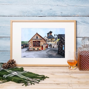 Glen Garioch Distillery Print | Scottish Distillery Watercolour Print | Watercolour Print | Distillery Illustration | Scottish Whisky