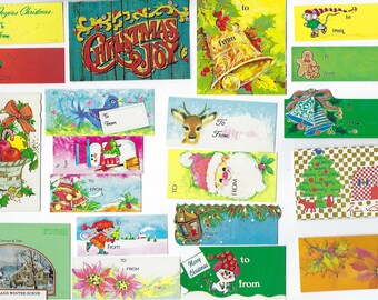 christmas tags etsy