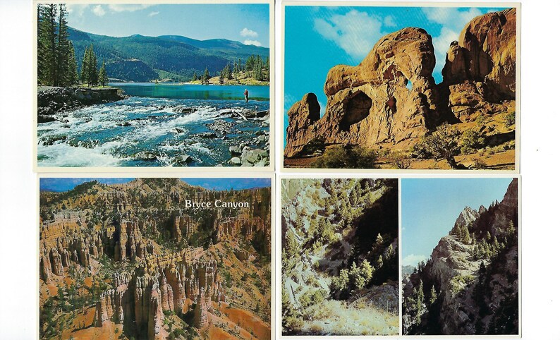 Unused Journals Salt Lake City 20 Vintage Postcards of Utah Moab,Arches Travel Postcard Scrapbooks