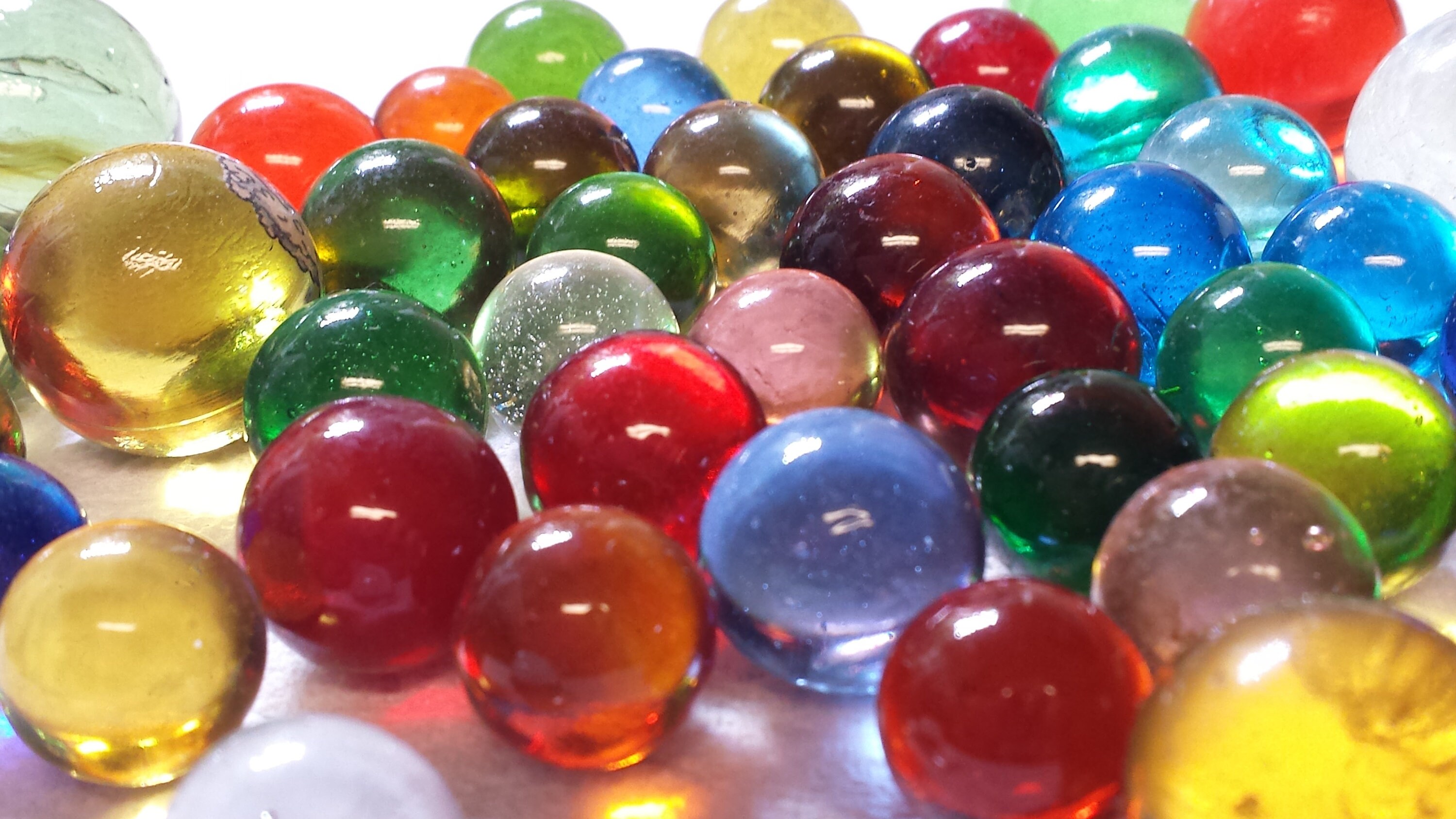 30 Solid Color Glass Marbles Peeries Transparent Marbles Etsy