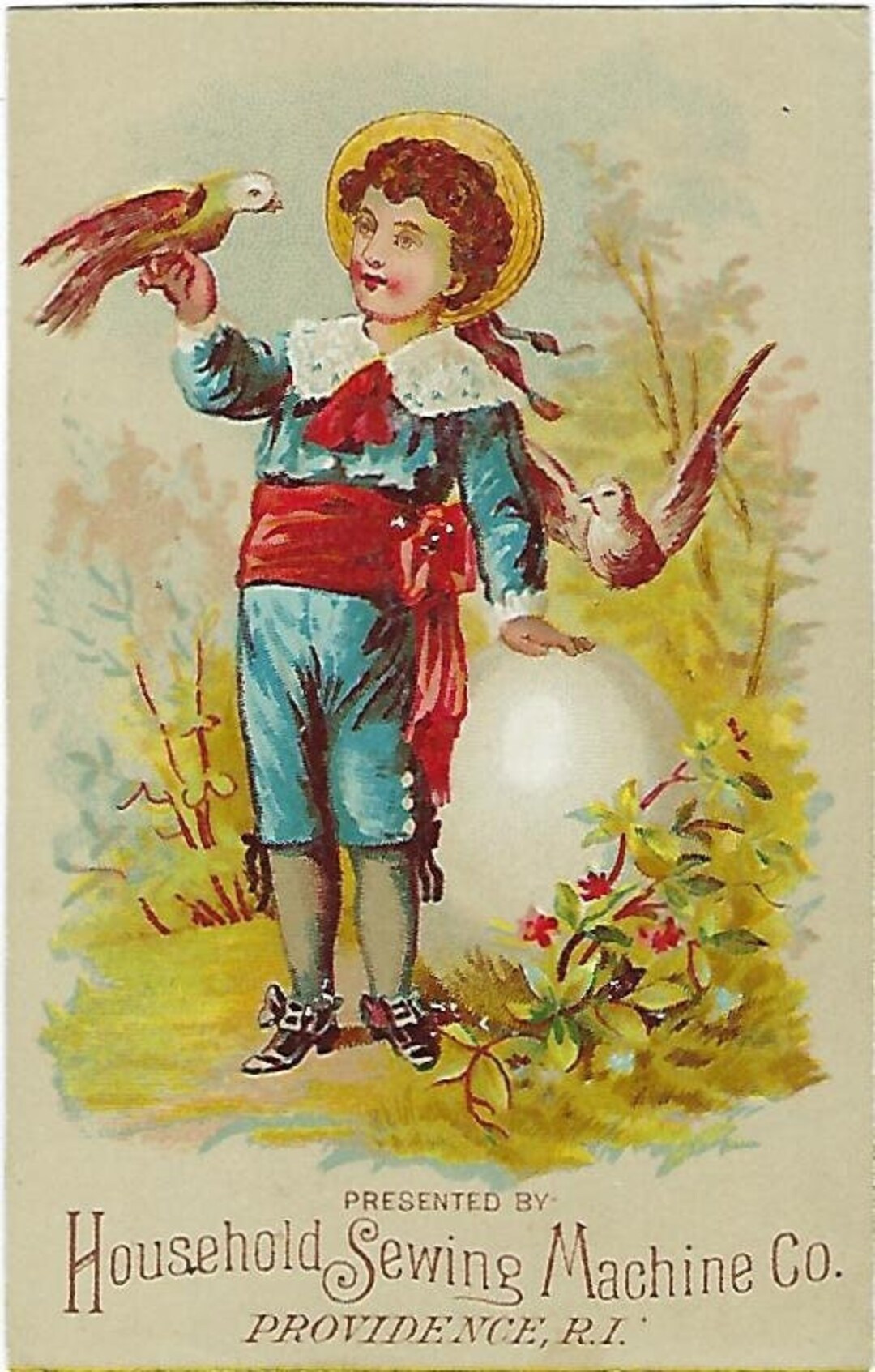 Household Sewing Machine Co. Providence R.I. Victorian Etsy